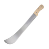 Heavy‑Duty Carbon Steel Sugarcane Harvest Knife With Solid Wood Handle, Multiple Blade Styles For Farm Sugar Cane Cutting