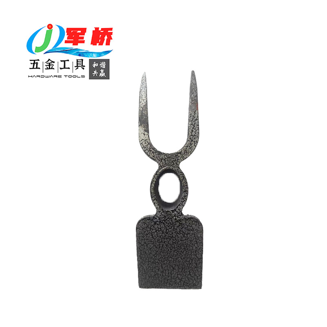 2-Tine Hoe Fork Combination Tool Carbon Steel for Farm Weeding & Digging