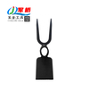 Dual-Purpose Hoe Fork Head Carbon Steel 2-Tine Garden Tool Head for Farm Cultivation