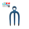 Forged 4-Tine Garden Cultivator Rake Head Carbon Steel Fork Head for Soil Loosening