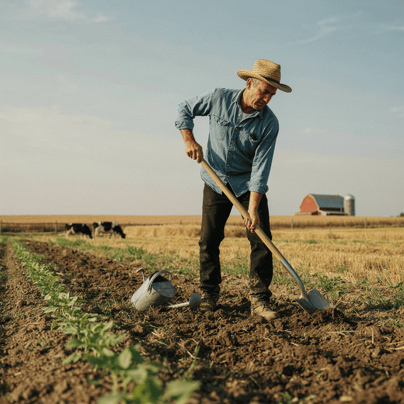 2.Agricultural farming scene