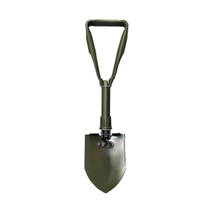 Portable Folding Carbon Steel Shovel | Multi Function Survival Spade with Saw Edge for Camping, Hiking and Outdoor Use