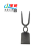 Dual-Purpose Hoe Fork Head Carbon Steel 2-Tine Garden Tool Head for Farm Cultivation
