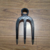 Heavy-Duty 4-Tine Farm Fork Head Carbon Steel Forged Digging Fork for Farmland Cultivation