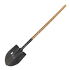 Long Wooden‑Handle Carbon Steel Shovel, Multi‑Style Pointed And Square Blade Hardwood Grip Spade For Farm, Construction And Gardening
