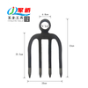 Heavy-Duty 4-Tine Farm Fork Head Carbon Steel Forged Digging Fork for Farmland Cultivation